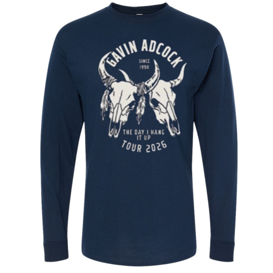 Long Sleeve Deep Navy Steerhead Tee
